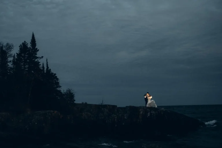 Artist’s Point Elopement in Grand Marais, Minnesota